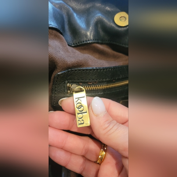 Kooba Genuine Leather Black Bag - Picture 13 of 16